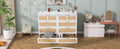 Queen Murphy Bed With Large Drawers,White Queen White Plywood