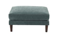 Modern Gorgeous Mineral Morgan Fabric 6Pcs Modular Sectional Set Armless Chairs One Arm Chair Ottoman U Shaped Couch Living Room Grayish Primary Living Space Cushion Back Classic,Contemporary,Modern
