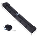 Premium Kayak Roof Rack Pads Universal Car Soft Roof Rack Kayak Carrier For Canoe Surfboard Paddleboard Sup Snowboard With Tie Down Straps, Tie Down Rope, Quick Loop Strap And Storage Bag Black Fabric