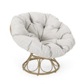 Mia Papasan Chair Brown Fabric