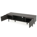 Tv Stand Gray 50 59 Inches Mdf Metal