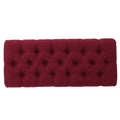 Hilton Ottoman Red Fabric