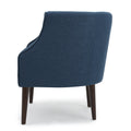 Club Chair Navy Blue Fabric