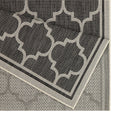 Sunshine Gc Har2005 Anthracite 7 Ft. 10 In. X 10 Ft. 3 In. Indoor Outdoor Area Rug Anthracite Polyester Polypropylene
