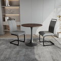 Walnut Circular Dining Table, 31.5 