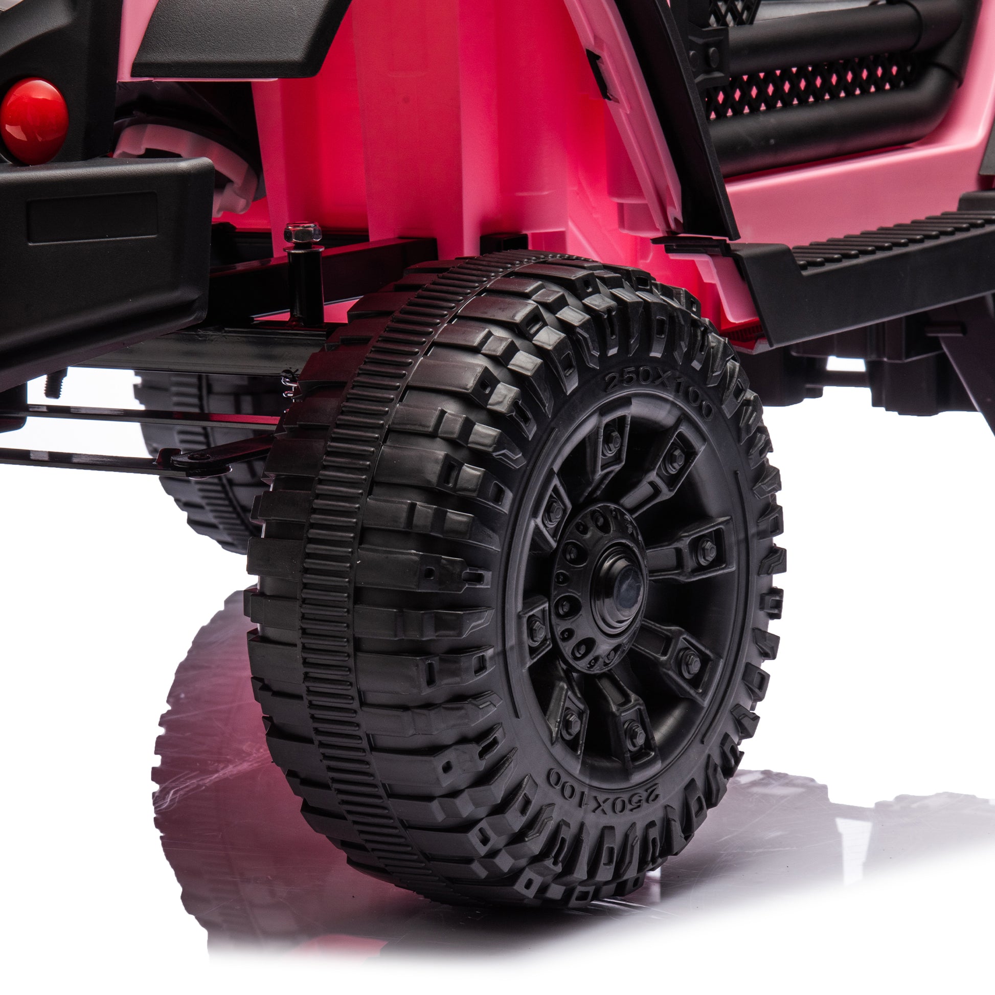 24V Kids Ride On Car W Parents Remote Control,400W Motor,Four Wheel Suspension,Adjustable Speed,Usb,Mp3,Music,Bluetooth,Large Display Screen,Power Display,Portable Handle,Safety Belt For Kids Aged 3 . Pink 50 99 Lbs Polypropylene