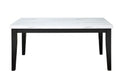 Sterling 7 Piece Dining Set Black Black Wood