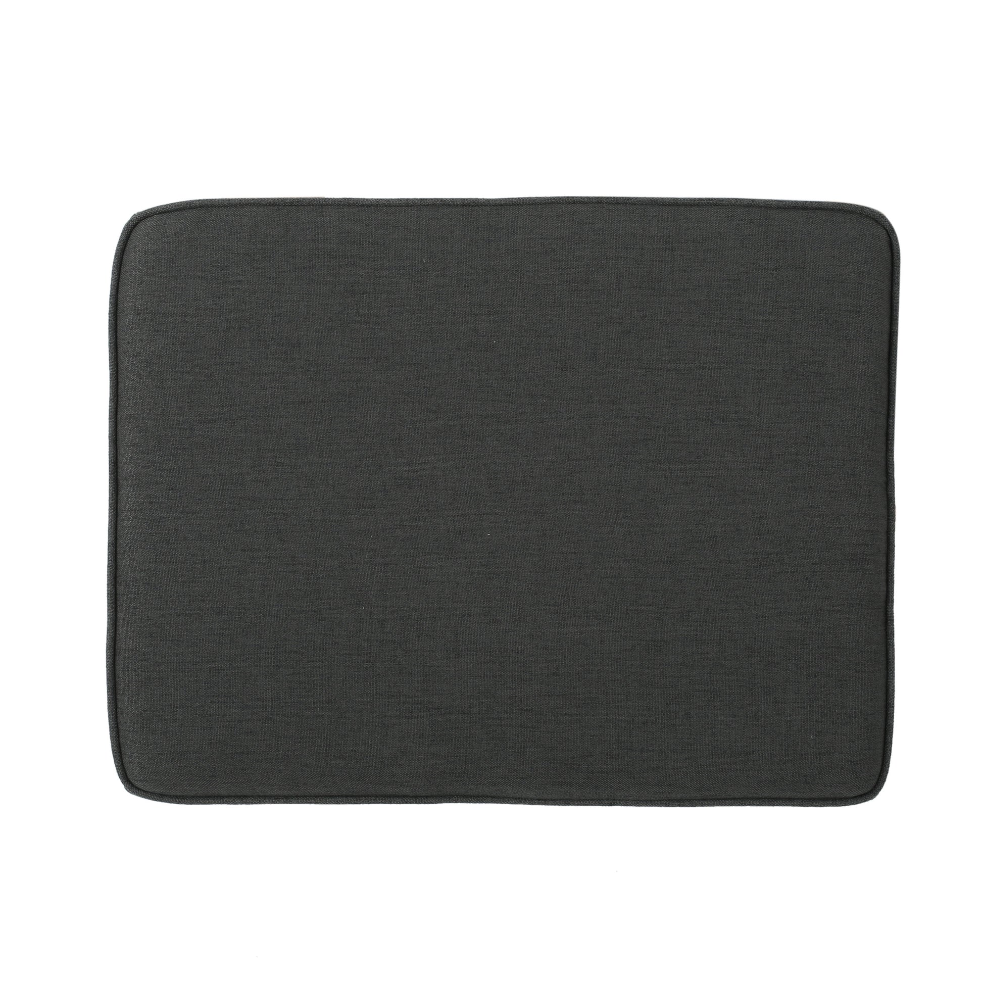 Ottoman Dark Gray Fabric