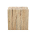 Elevate Your Living Space With This Modern Mdf Coffee Table That Showcases Smooth, Light Wood Color Texture Patterns. It Is Characterized By Stylish Design. Wood Mdf