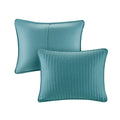 2 Piece Quilt Set Teal Twin Twin Xl Twin Teal Microfiber