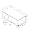 Coffee Table, Accent, Cocktail, Rectangular, Living Room, 40