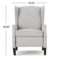 Recliner Light Grey Fabric