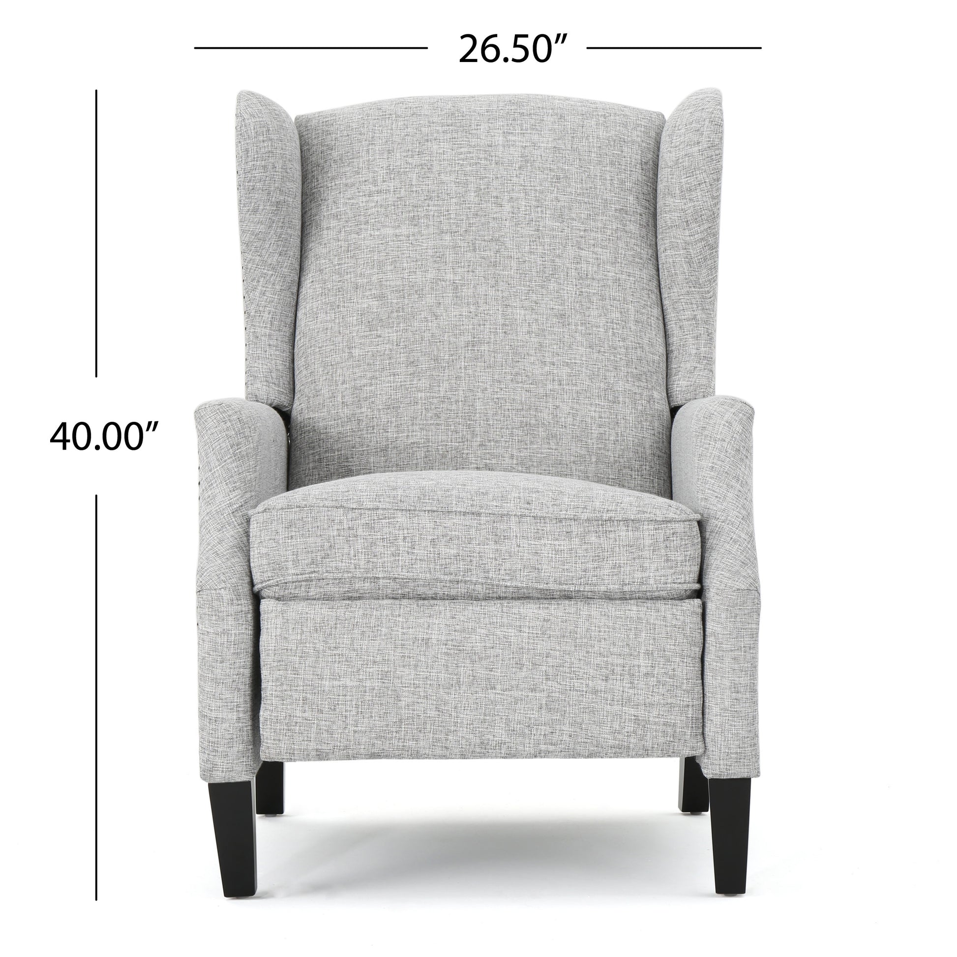 Recliner Light Grey Fabric