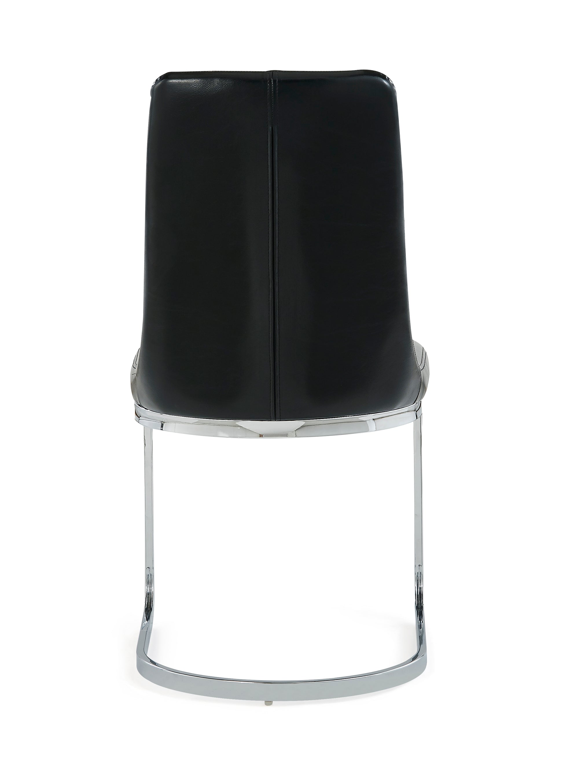 Stelle Black Dining Chair Kit Of 2 Black Fabric