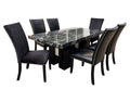 Jhoanna Dining Table Black Rubber Wood