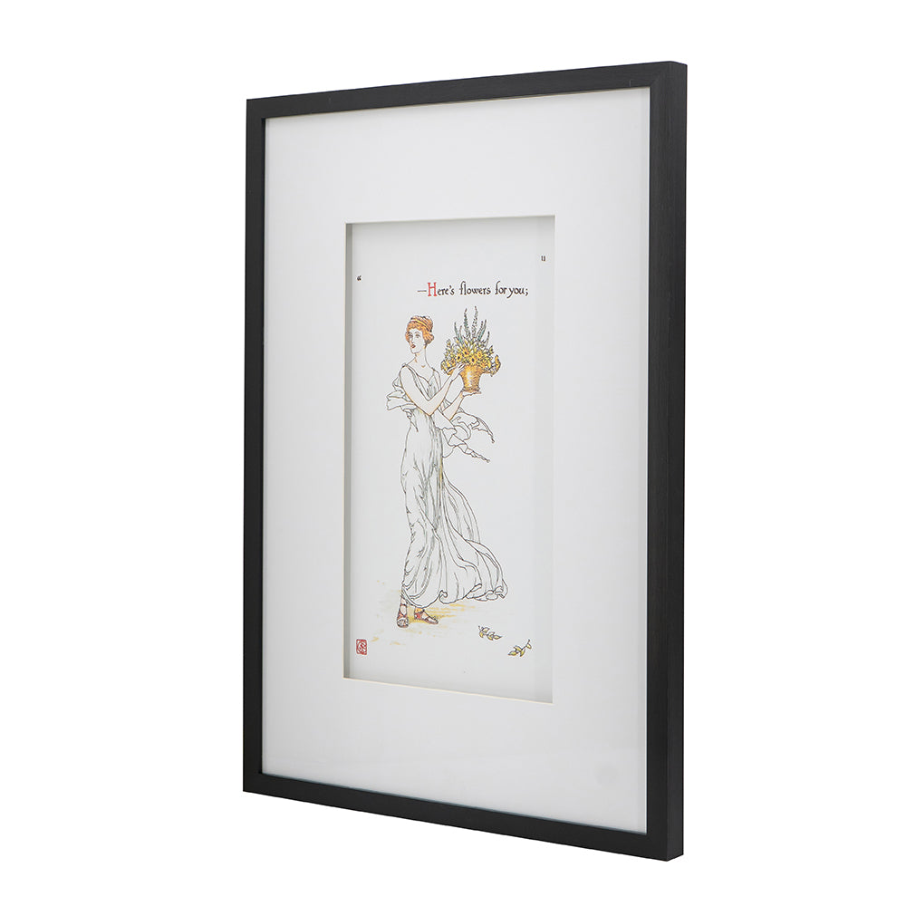 S 2 Wall Arts, 20X28" Black White Plastic