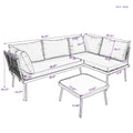 Wf319077Aae Grey Rattan Metal