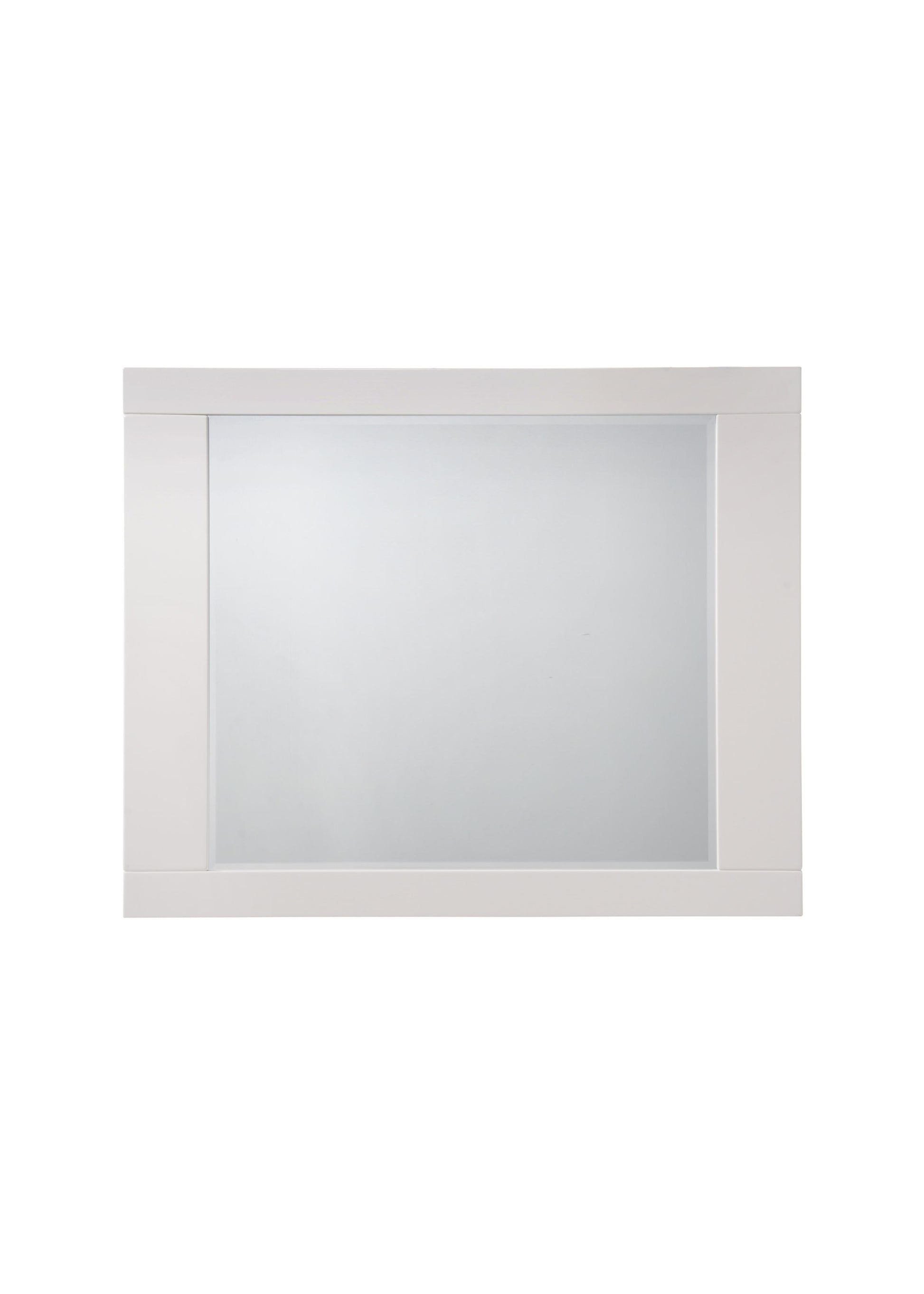 Naima Ii White High Gloss Finish Mirror White Mirror,Synthetic Wood