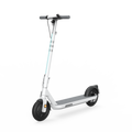 Foldable Electric Scooter W 18.6 Miles Max Operating Range & 15.5 Mph Max Speed White White Aluminum