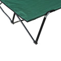 Outsunny 2 Person Folding Camping Cot For Adults, 50