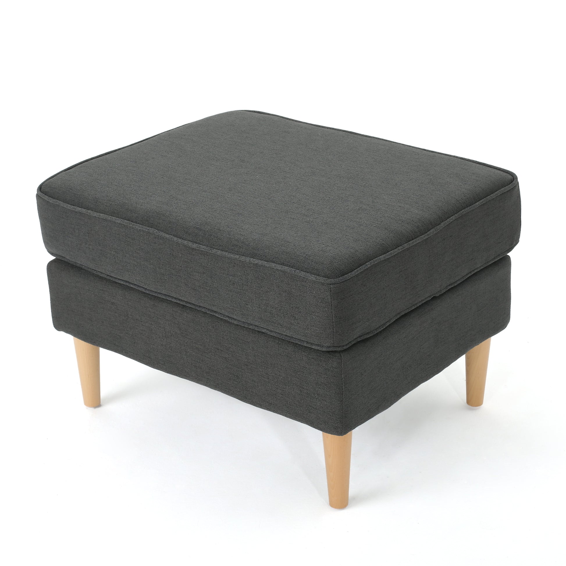Ottoman Dark Gray Fabric