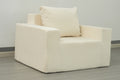 Video Sofa In A Box Foam Sofa Couch With Pillow, Bean Bag Chairs For Adults Stuffed High Density Foam, Large Bean Bag Sofa For Living Room Bedroom Gaming Room Ameican White Oak Primary Living Space Medium Soft Medium Duty American Design,European Square