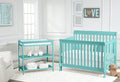 Riley Toddler Guard Rail Turquoise Turquoise Wood