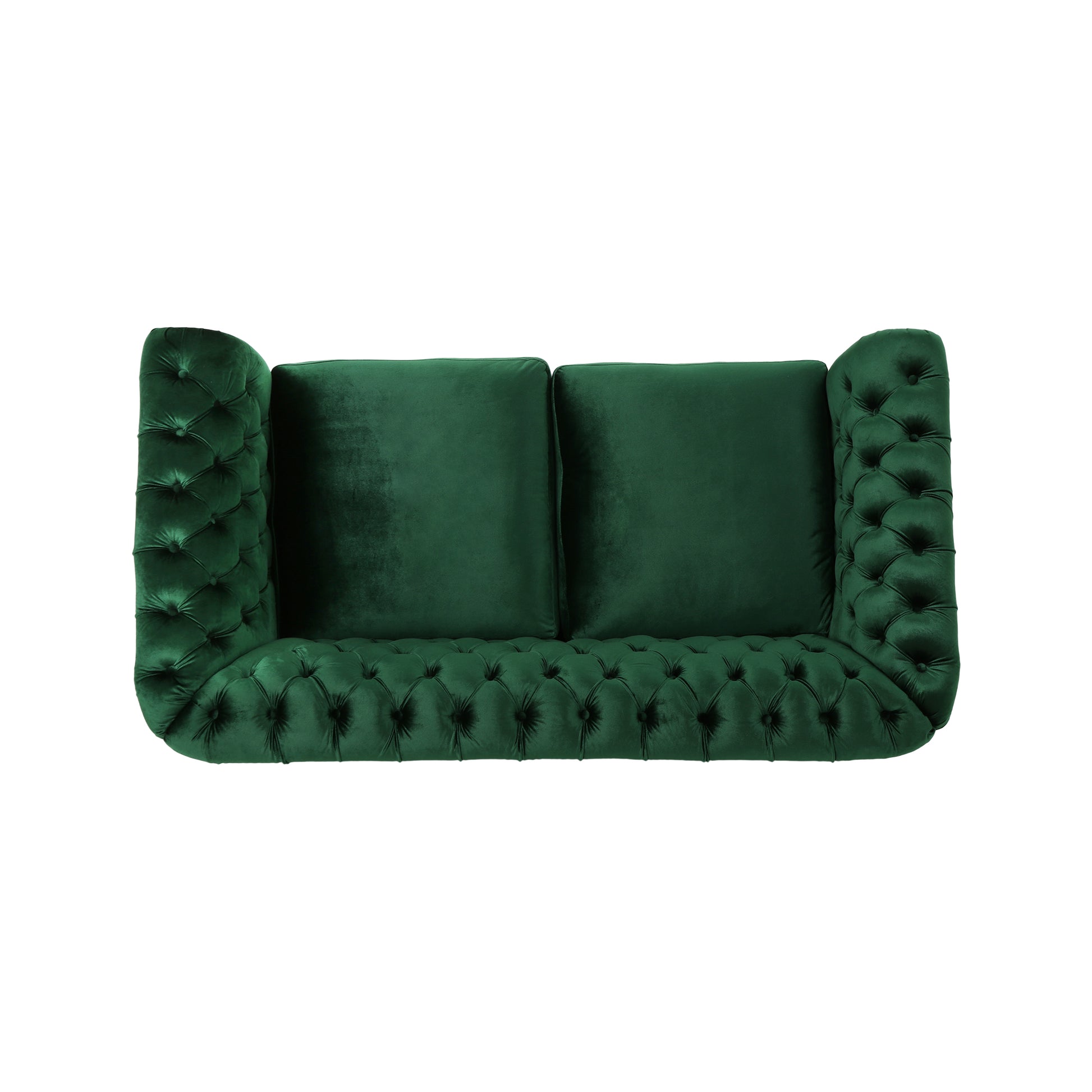 Seat Sofa Emerald Velvet 2 Seat