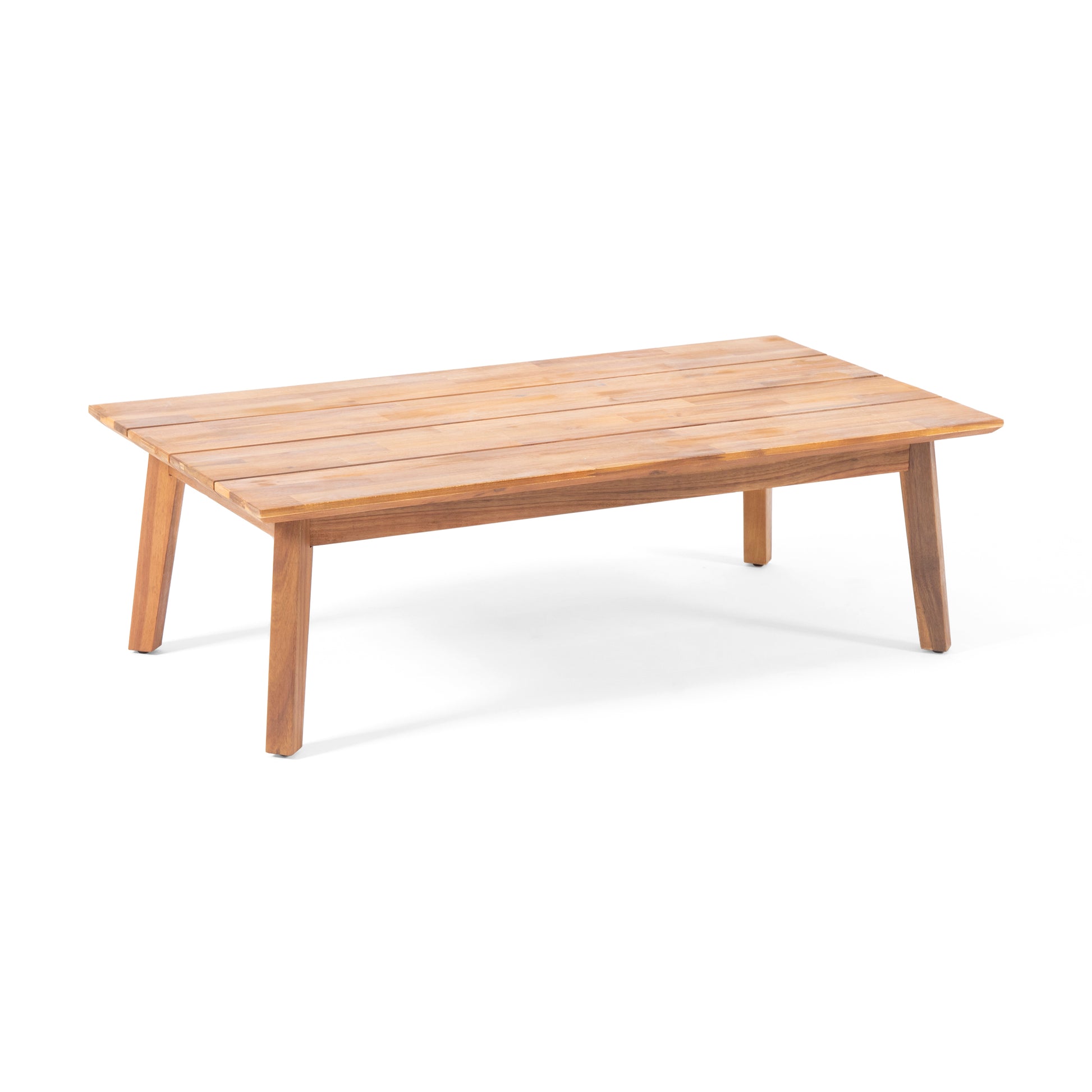 Brooklyn Seat Coffee Table Teak Wood Waterproof Fabric