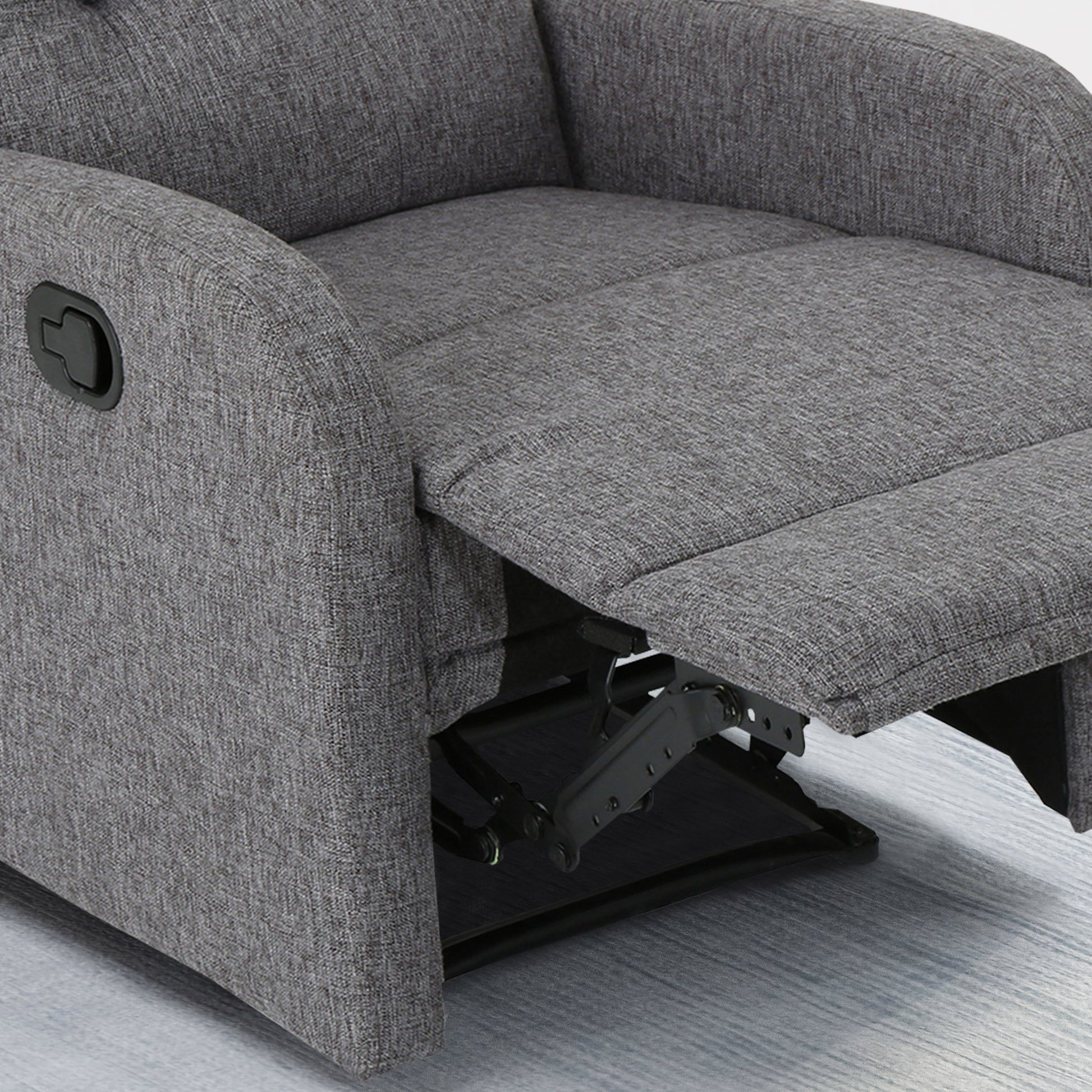 24.75" Wide Manual Standard Recliner Charcoal Fabric