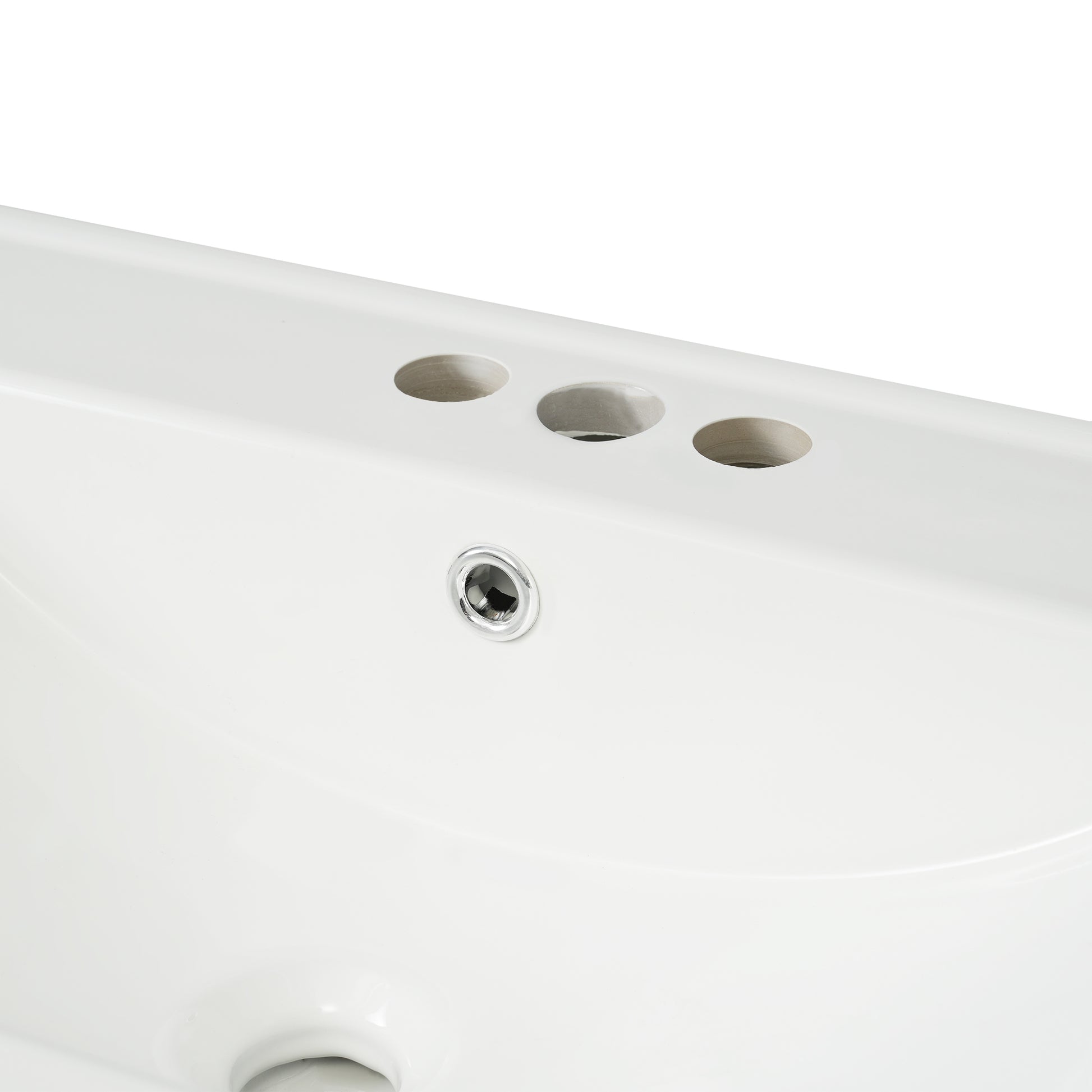 30 Inch White Bathroom Vanity With Ceramic Sink And Versatile Storage Ideal For Small Bathrooms White Bathroom Solid Wood Mdf