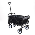 Minimeetall Multi Use Bag,Collapsible Foldable Wagon Cart Beach Wagon Heavy Duty Utility Cart Utility Wagon Grocery Cart For For Camping 3Pcs Plastic Liner Bag Coverblack Black Steel