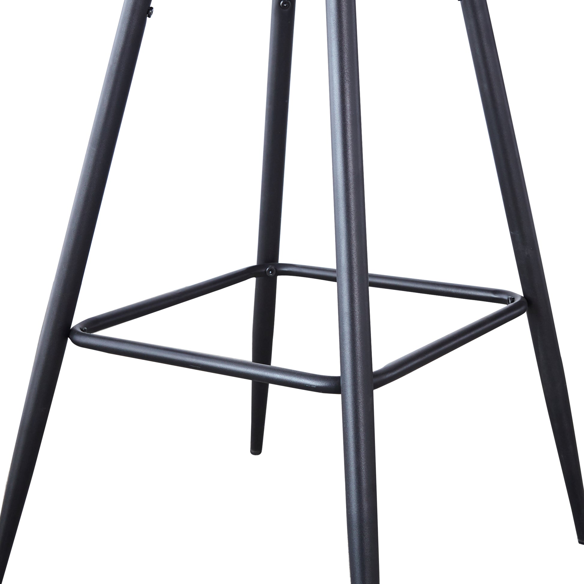 Bar Stools Set Of 2, 30 Inches Velvet Barstool Modern Counter Bar Height Chair With Back, Sturdy Metal Legs & Footrests, Easy Assembly, Island Stool For Kitchen Bar Dark Grey Velvet
