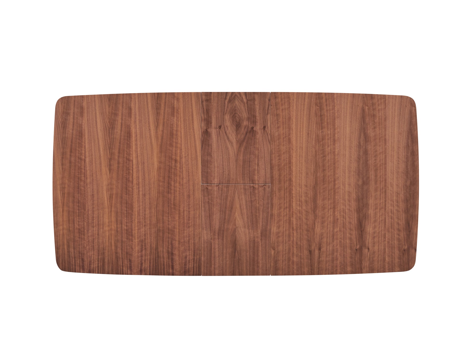 Natural And Black Dining Table With Bufferfly Extension Leaf Natural Black Seats 6 Dining Room Mid Century Modern Rectangular Wood