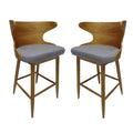 Bar Chair Gray Fabric