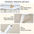 Modern Minimalist White Table Top. Cloud Shape Gives You A Experience, Computer Desk. The Game Table. Suitable For Dining And Living Rooms. White Mdf
