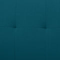 The Pacific Sofa Antique Blue Green Mid Century Modern Poplar Polyester 3 Seat