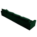 4 Seater Deep Seat Couches For Living Room, Comfy Green Corduroy Sofas For Living Room Modern With 4 Waist Pillows Green Corduroy 4 Seat