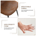 Table And Chair Set. Modern Dining Table With Mdf Top And Beautiful Mdf Legs. Comes With Brown Comfortable Chair With Seat And Metal Legs. Suitable For A Wide Range Of Decorative Styles. Brown,Wood Seats 4 Mdf