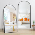 Dolonm Arched Full Length Mirror With Stand, 71