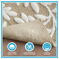 Cotton Tufted Bath Rug Multicolor Cotton