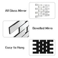 Large Framless Rectangular Accent Wall Mirror 47.2