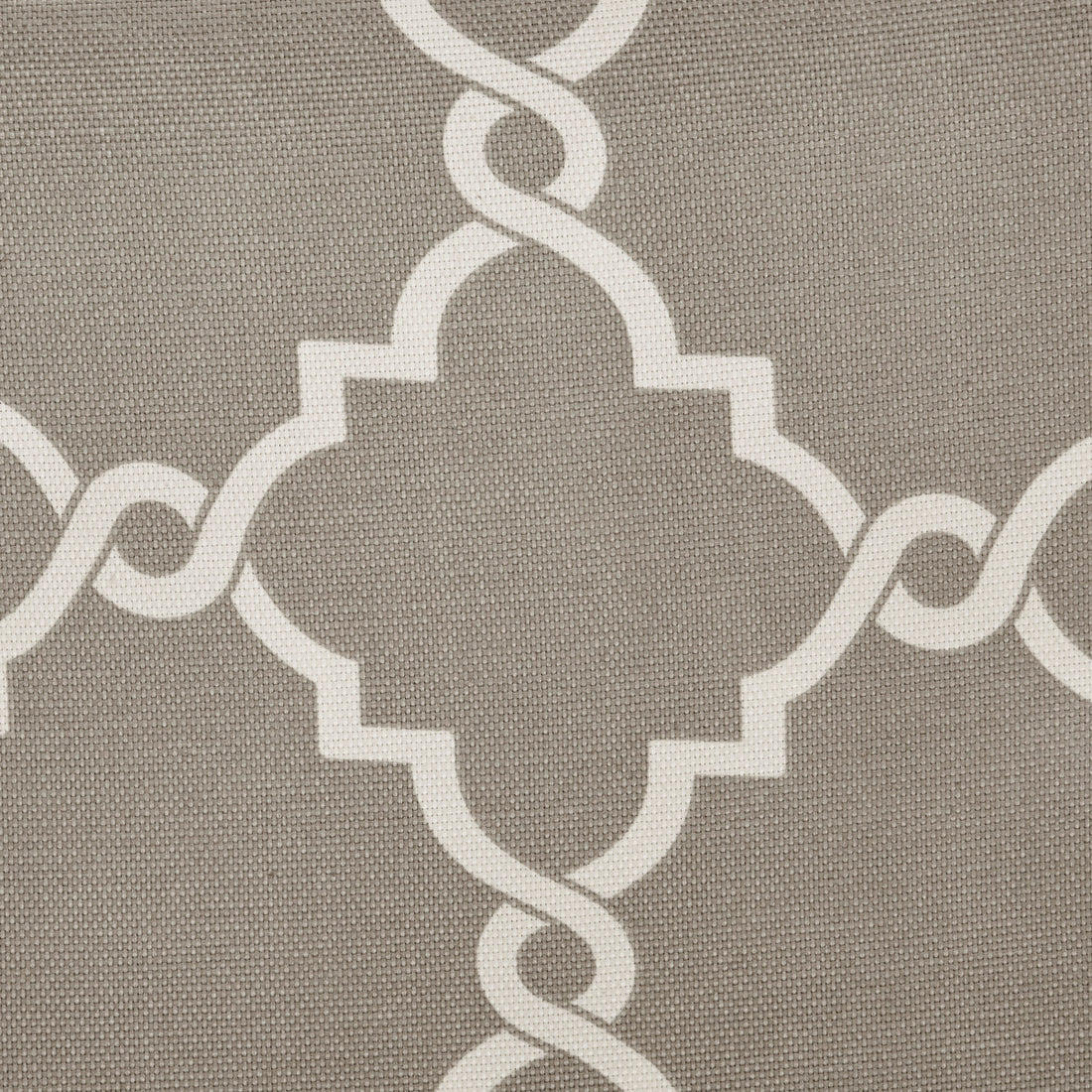 Fretwork Print Grommet Top Window Valance Grey White 50X18" Grey White Polyester