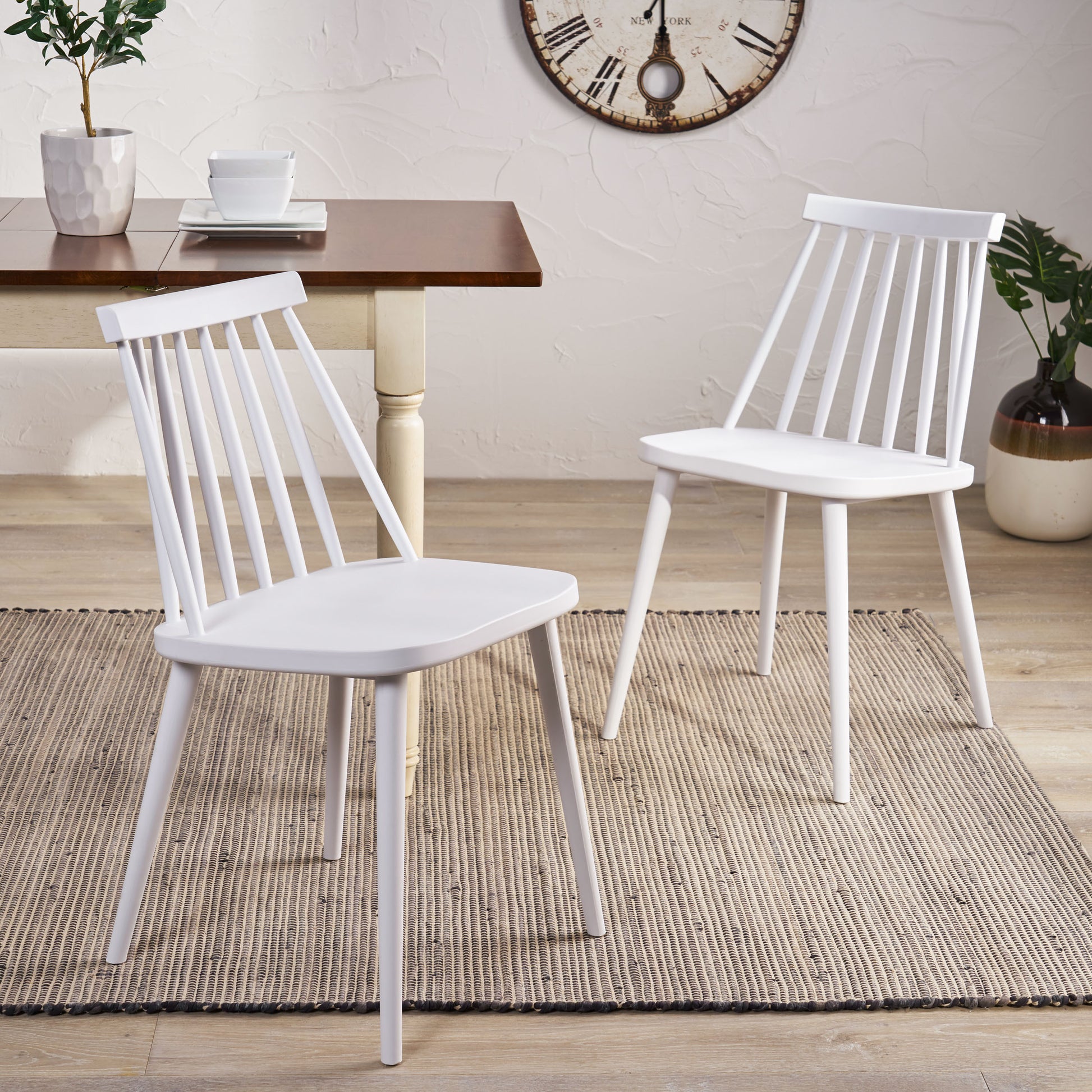 Dining Chair White Polypropylene