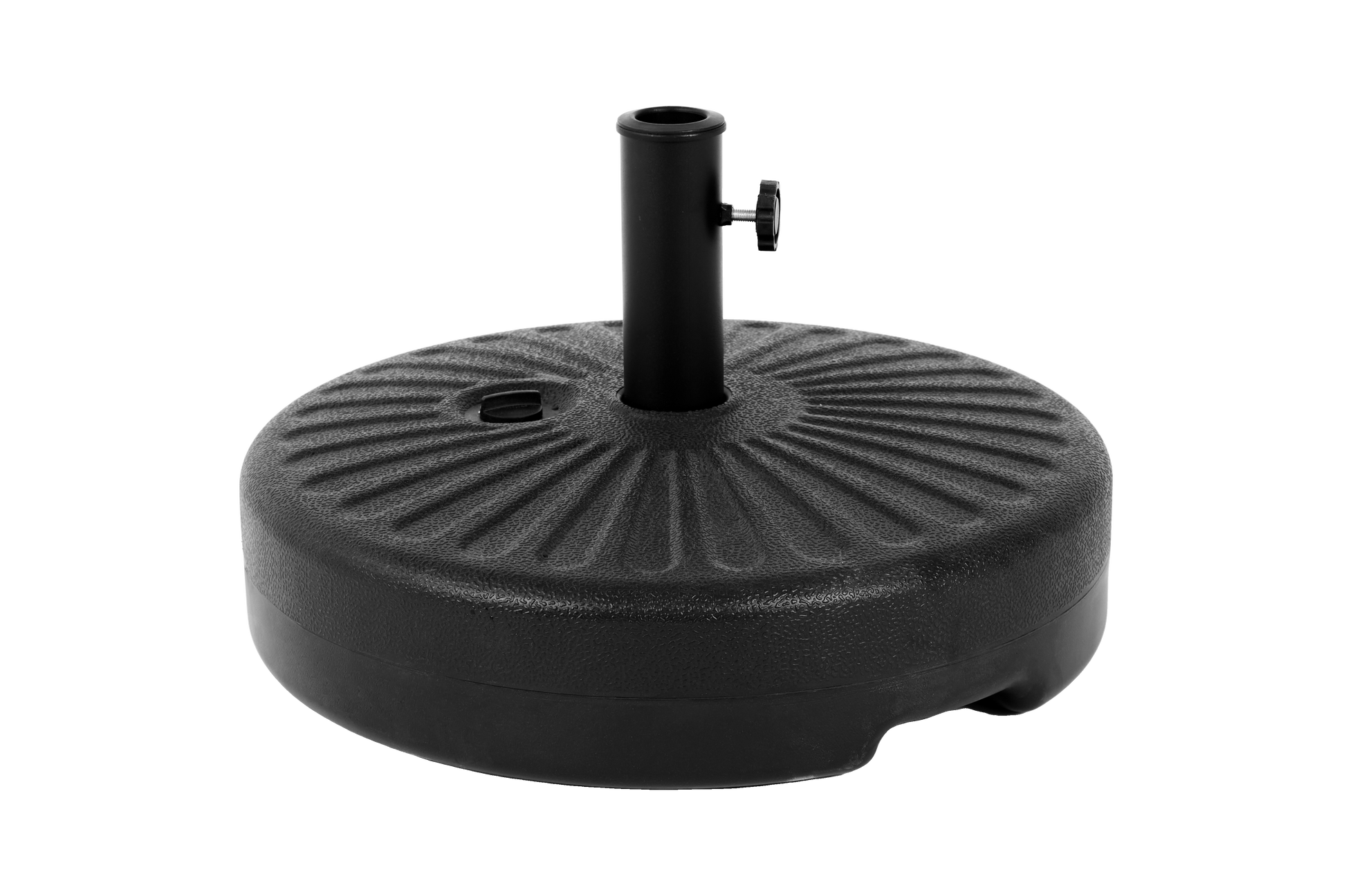 Umbrella Base Black Plastic