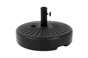 Umbrella Base Black Plastic