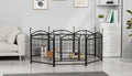 Dog Playpen Indoor 24 Inch 8 Panels Metal Dog Pen Pet Dog Fence Outdoor Exercise Pen With Doors, Heavy Duty Dog Fence Puppy Pen For Large Medium Small Dogs Indoor Outdoor Foldable Pet Exercise Pen