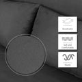 Homcom Convertible Sofa Bed Sleeper Chair, 5 Position Adjustable Backrest, Armchair Sleeper With Pillows, Leisure Chaise Lounge Couch, Gray Grey Steel 2 Seat