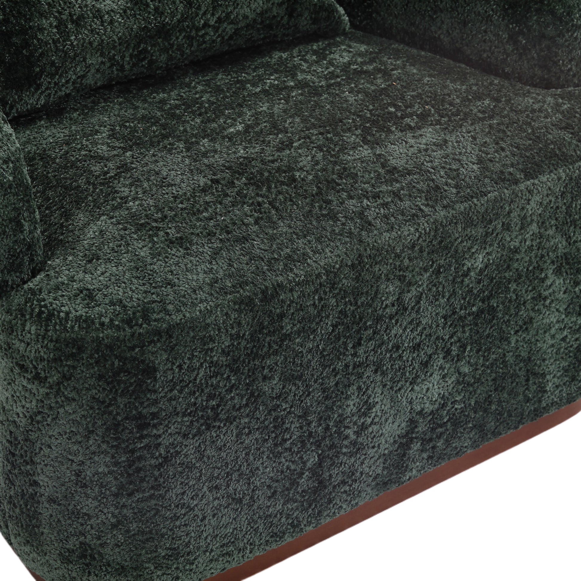 Coolmore Swivel Barrel Chair, Comfy Round Accent Sofa Chair For Living Room, 360 Degree Swivel Barrel Club Chair, Leisure Arm Chair For Nursery, Hotel, Bedroom, Office, Lounge Emerald Emerald Primary Living Space Foam Chenille