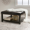 Kd Coffee Table Brown Pu